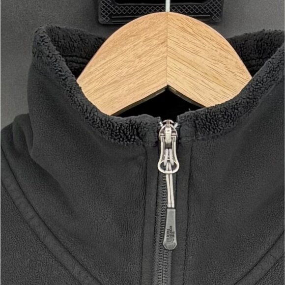 The North Face Womens Full-Zip Fleece Jacket Size S Black Outdoor Camping Hiking - Picture 4 of 11